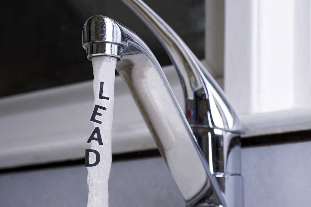 Lead water pipes